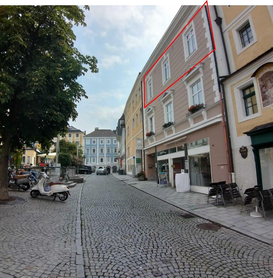 Marktplatz Mountain View Gmunden Bagian luar foto